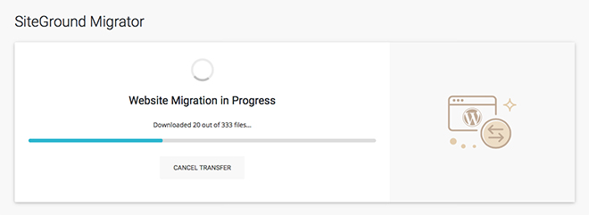 SiteGround Migrator plugin